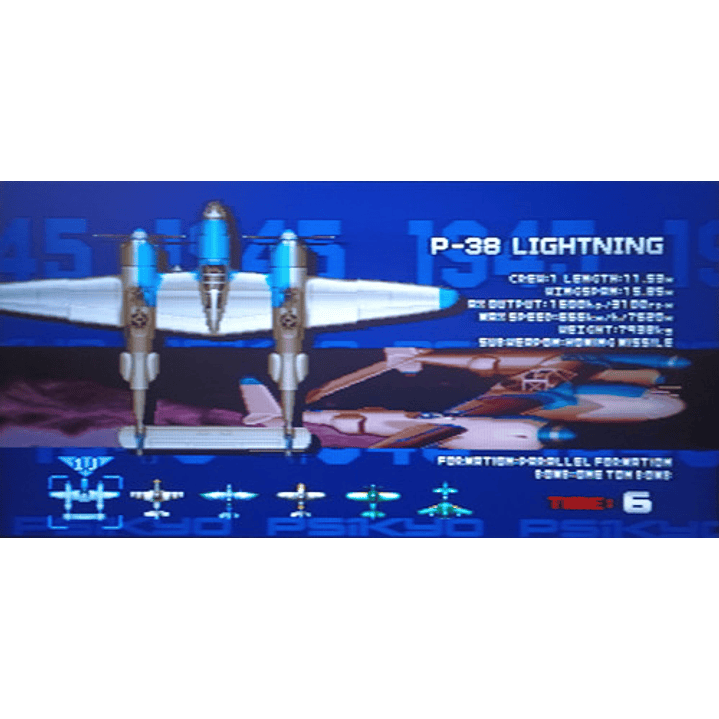 Strikers 1945 I & Ii Arcade Collection Ps2 Pal 6