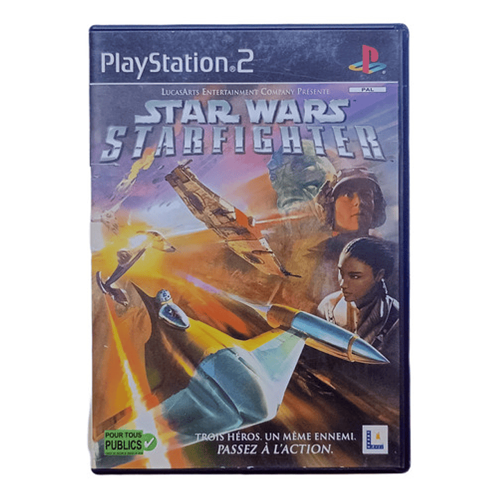 Star Wars Starfighter Ps2 Pal Frances 1