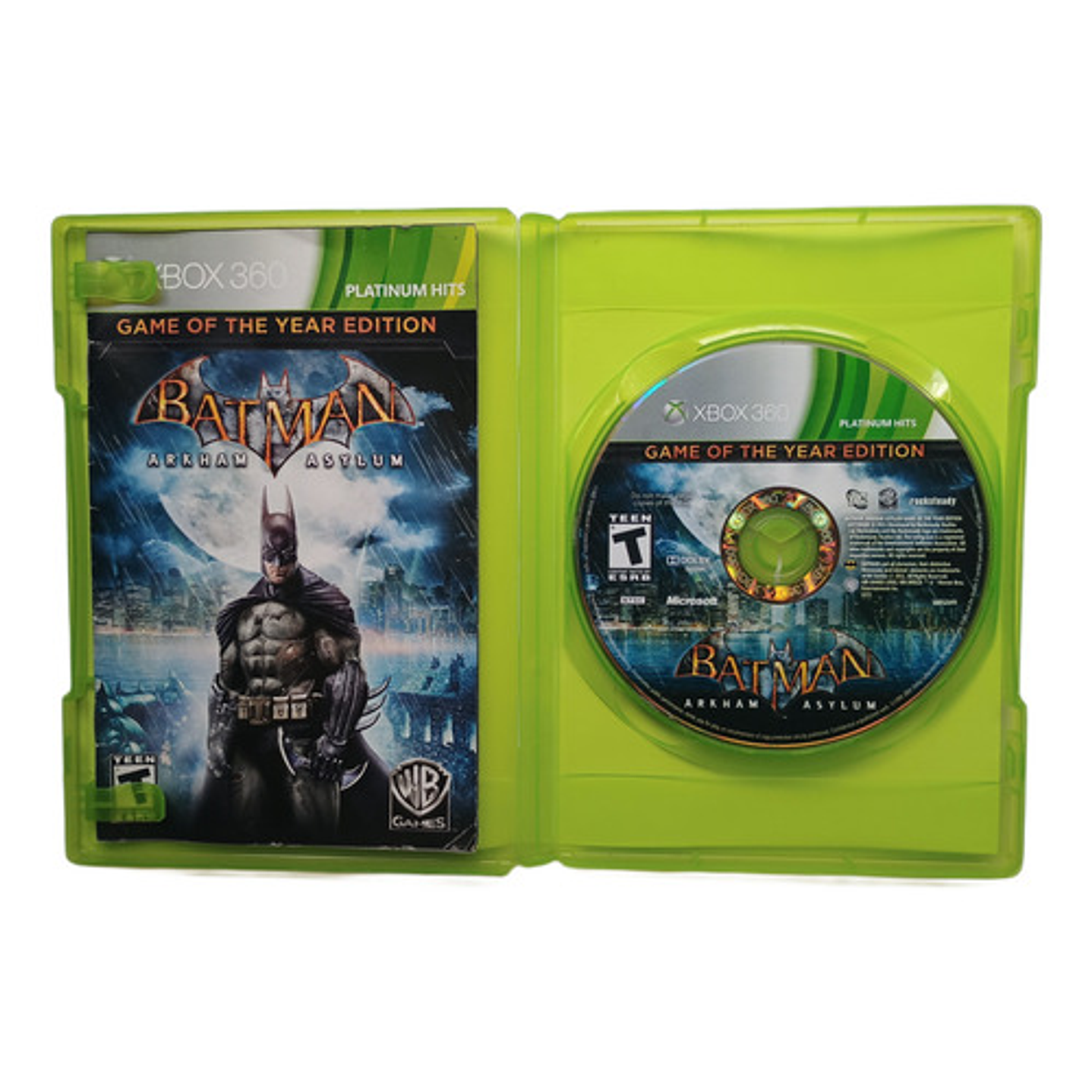 Batman Arkham Asylum Game Of The Year Xbox 360 2