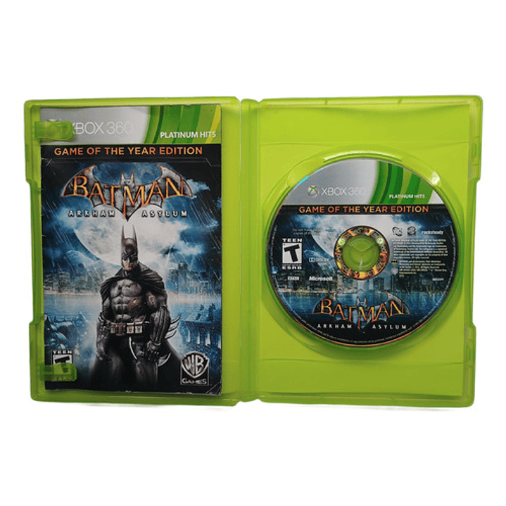 Batman Arkham Asylum Game Of The Year Xbox 360 2