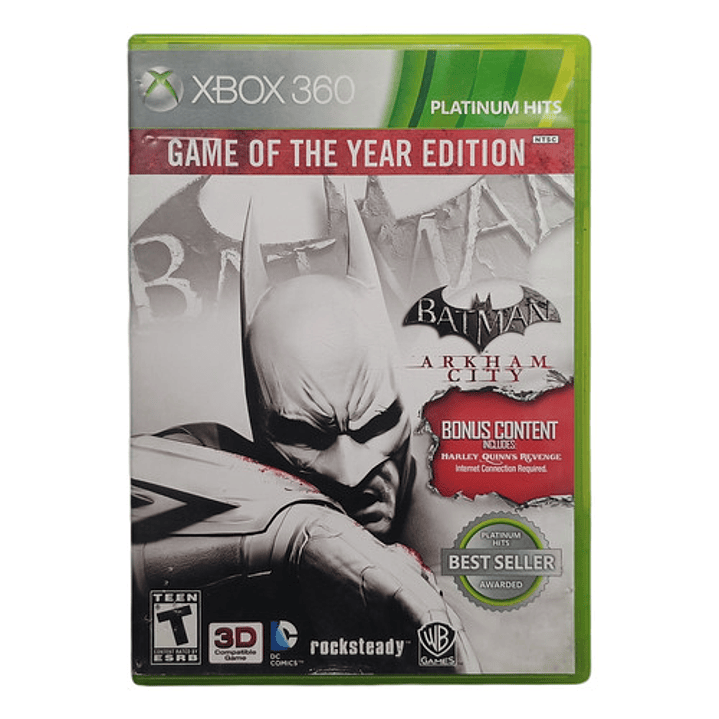 Batman Arkham City Game Year Xbox 360 1