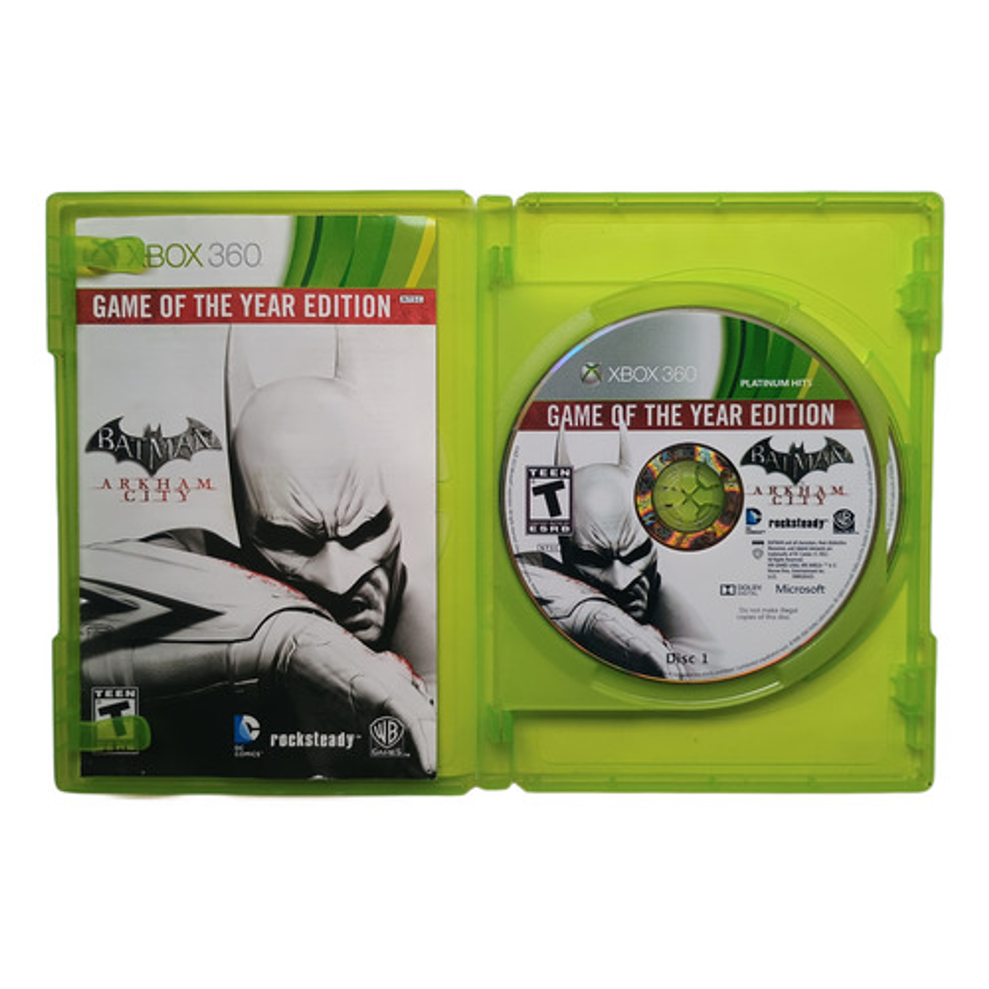 Batman Arkham City Game Year Xbox 360 2