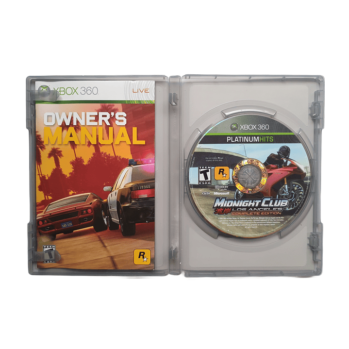 Midnight Club: Los Angeles Xbox 360 2