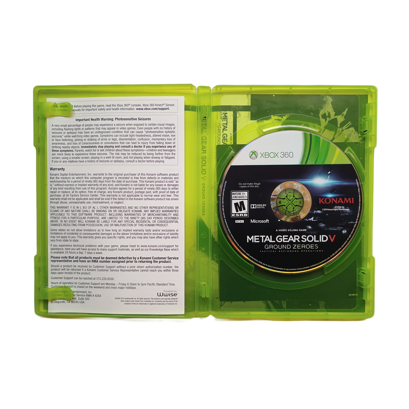 Metal Gear Ground Zeroes Xbox 360 2
