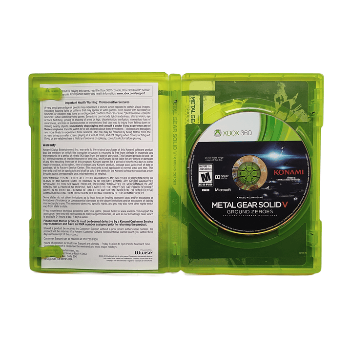 Metal Gear Ground Zeroes Xbox 360 2