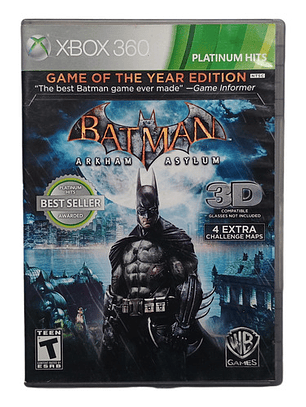 Batman Arkham Asylum Platinum Xbox 360