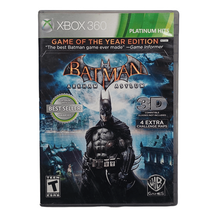 Batman Arkham Asylum Platinum Xbox 360 1