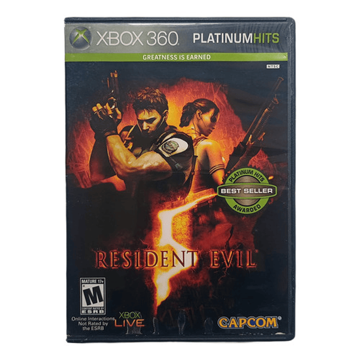Resident Evil 5 Platinum Xbox 360 1