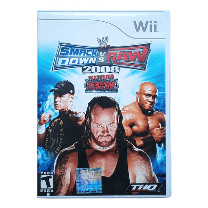 We Smackdown Vs Raw 2008 Wii 1