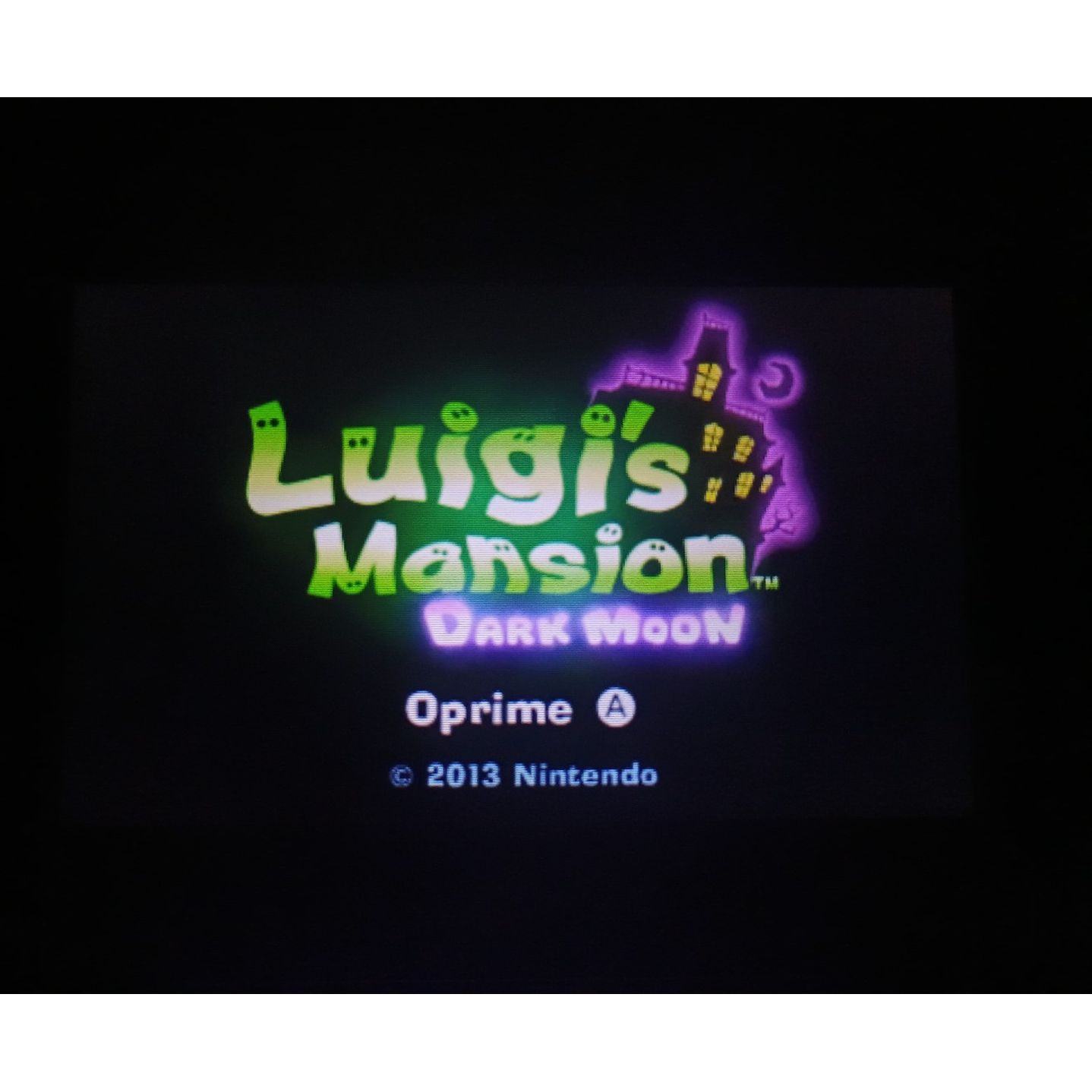 Luigi Mansion Nintendo 2ds 3ds 4