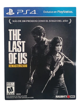 The Last Of Us Remaster Ps4 Carton