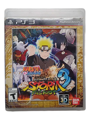 Naruto Shippuden Ultimate Ninja Storm Full Burst 3 Ps3