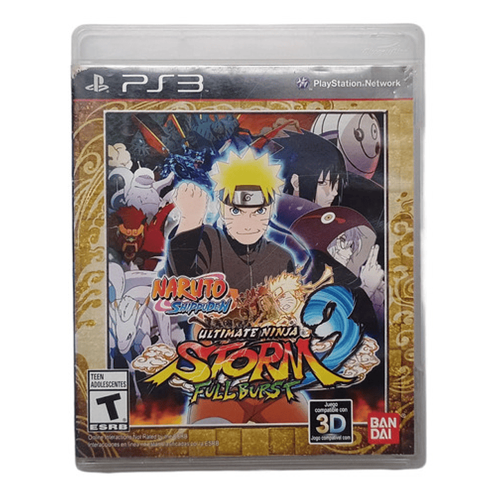 Naruto Shippuden Ultimate Ninja Storm Full Burst 3 Ps3 1
