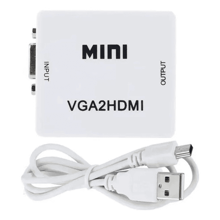 Adaptador Mini Convertidor Vga A Hdmi Genérica 720p 1