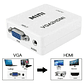 Adaptador Mini Convertidor Vga A Hdmi Genérica 720p - Miniatura 2