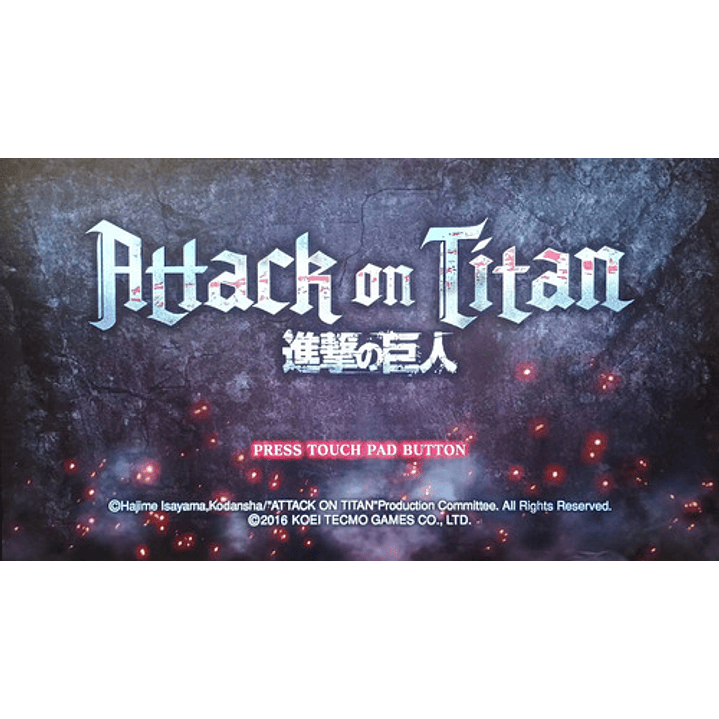 Attack On Titan Ps4 4