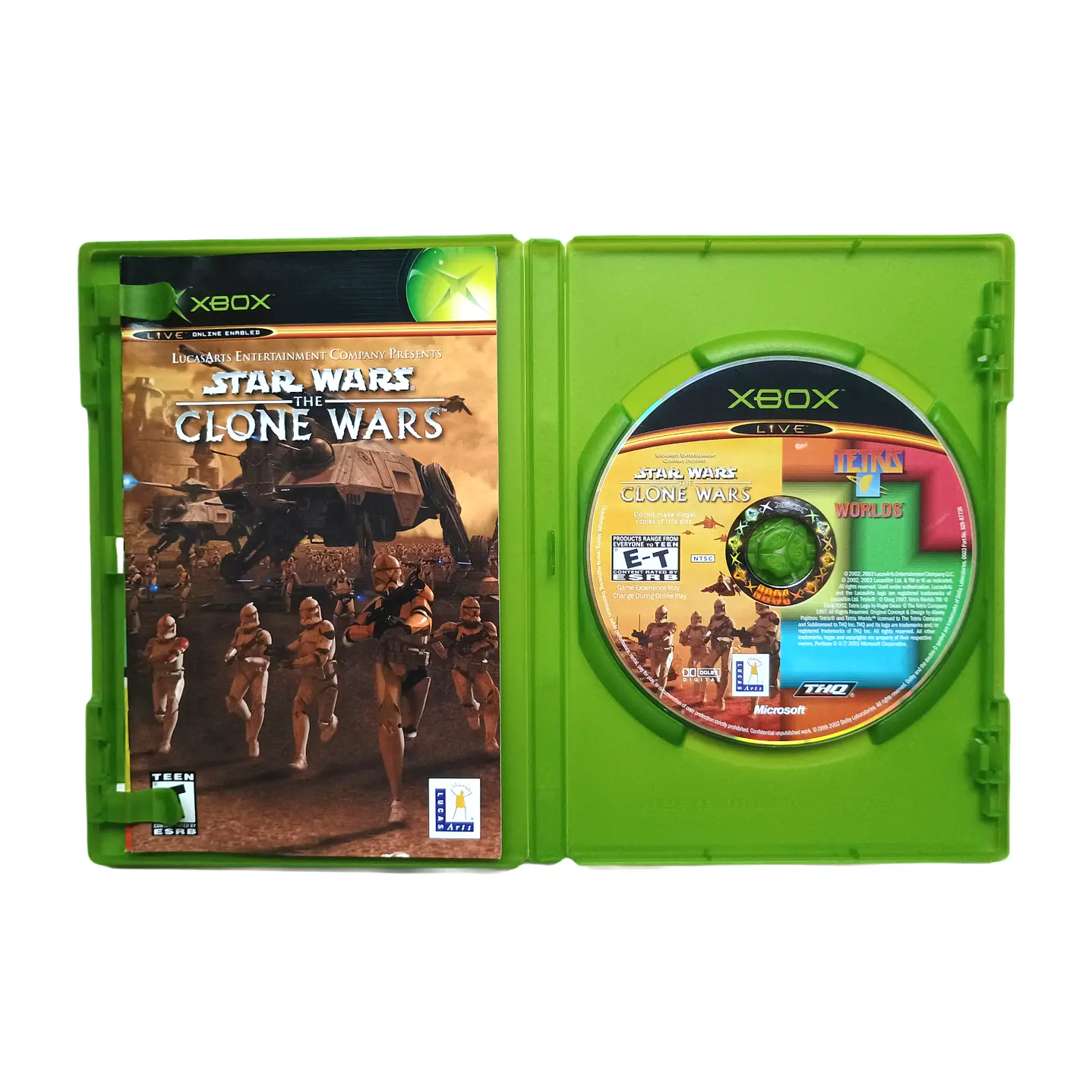 Star Wars Clone Wars & Tetris Plus Xbox 2