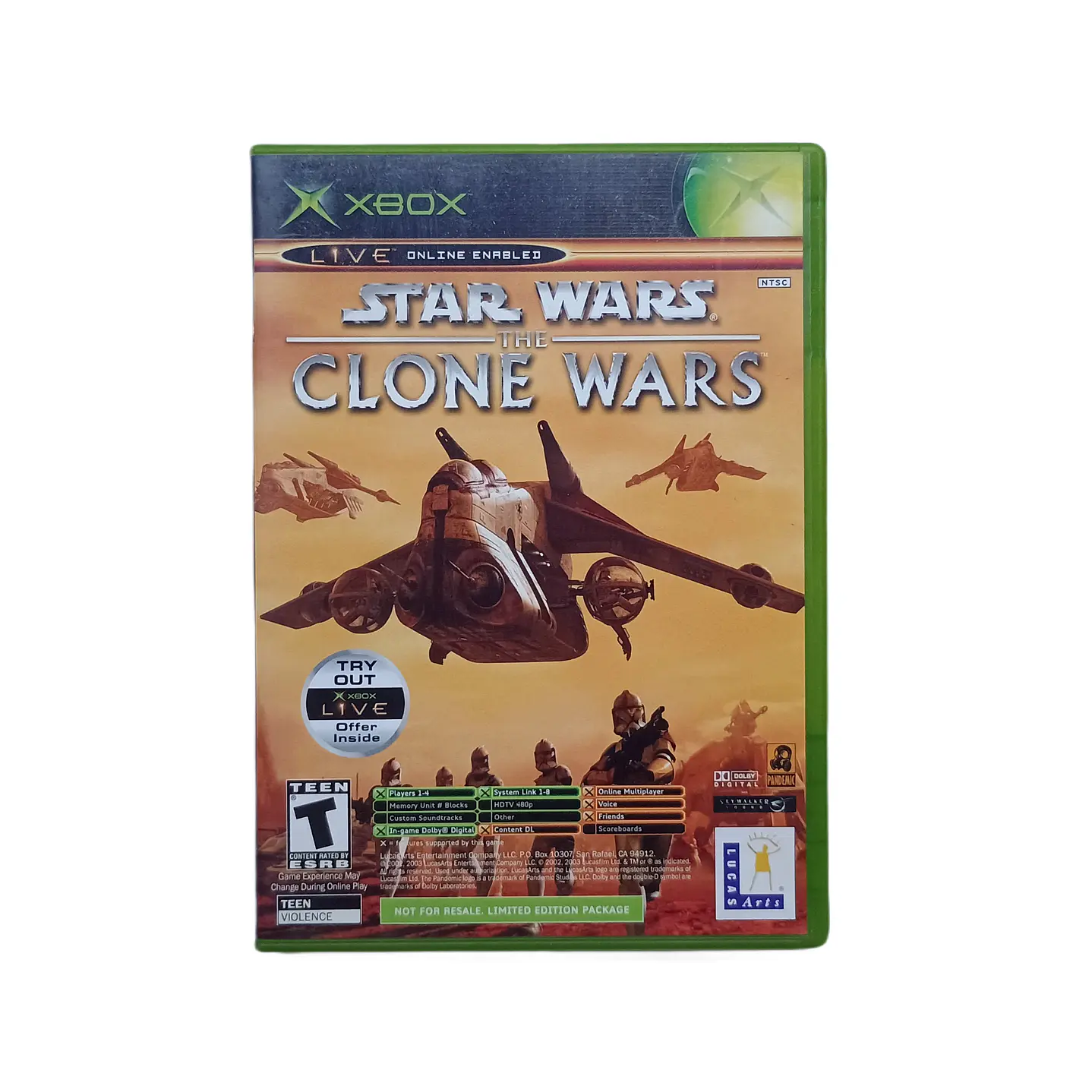 Star Wars Clone Wars & Tetris Plus Xbox 1