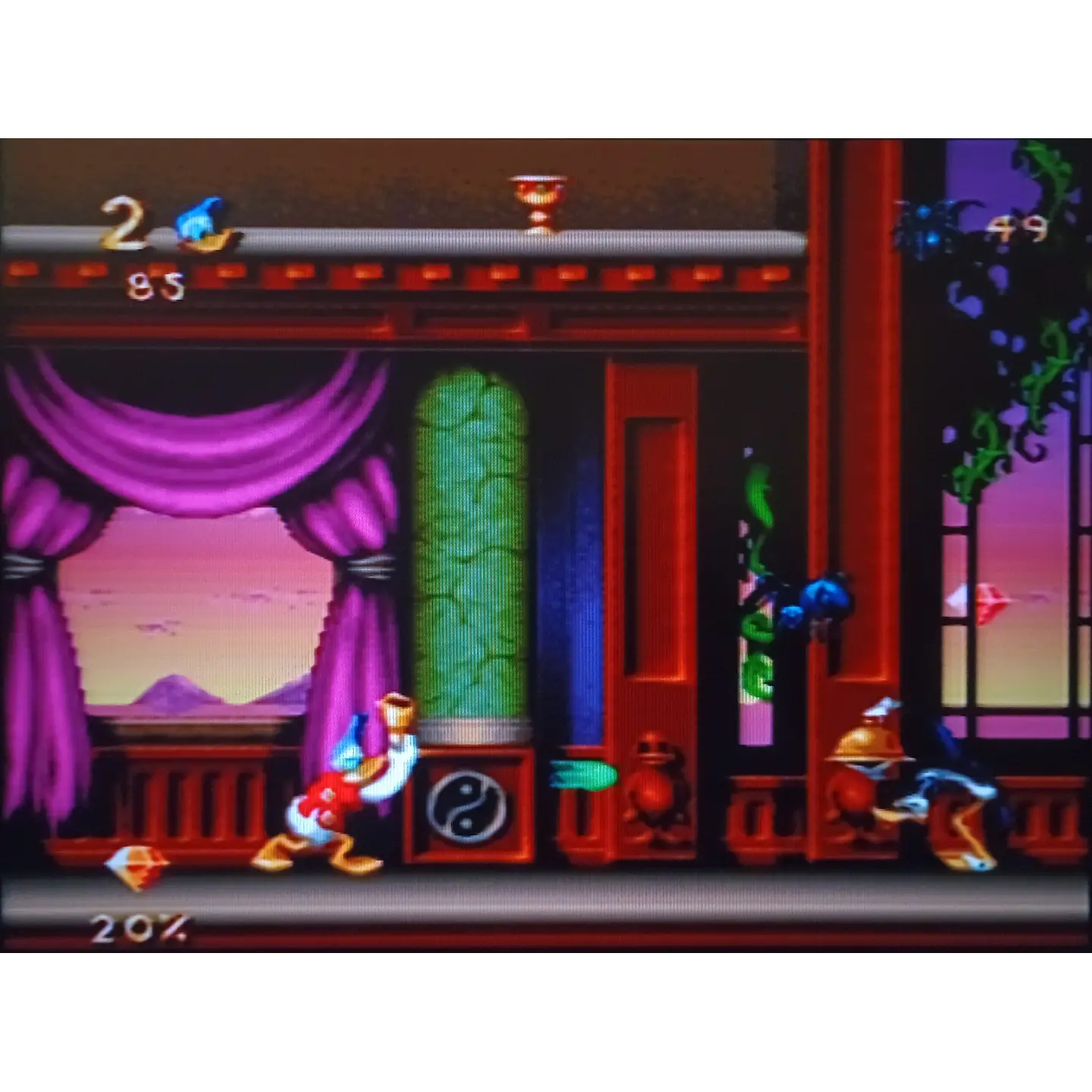 Maui Mallard Cold Shadow Compatible SNES 2