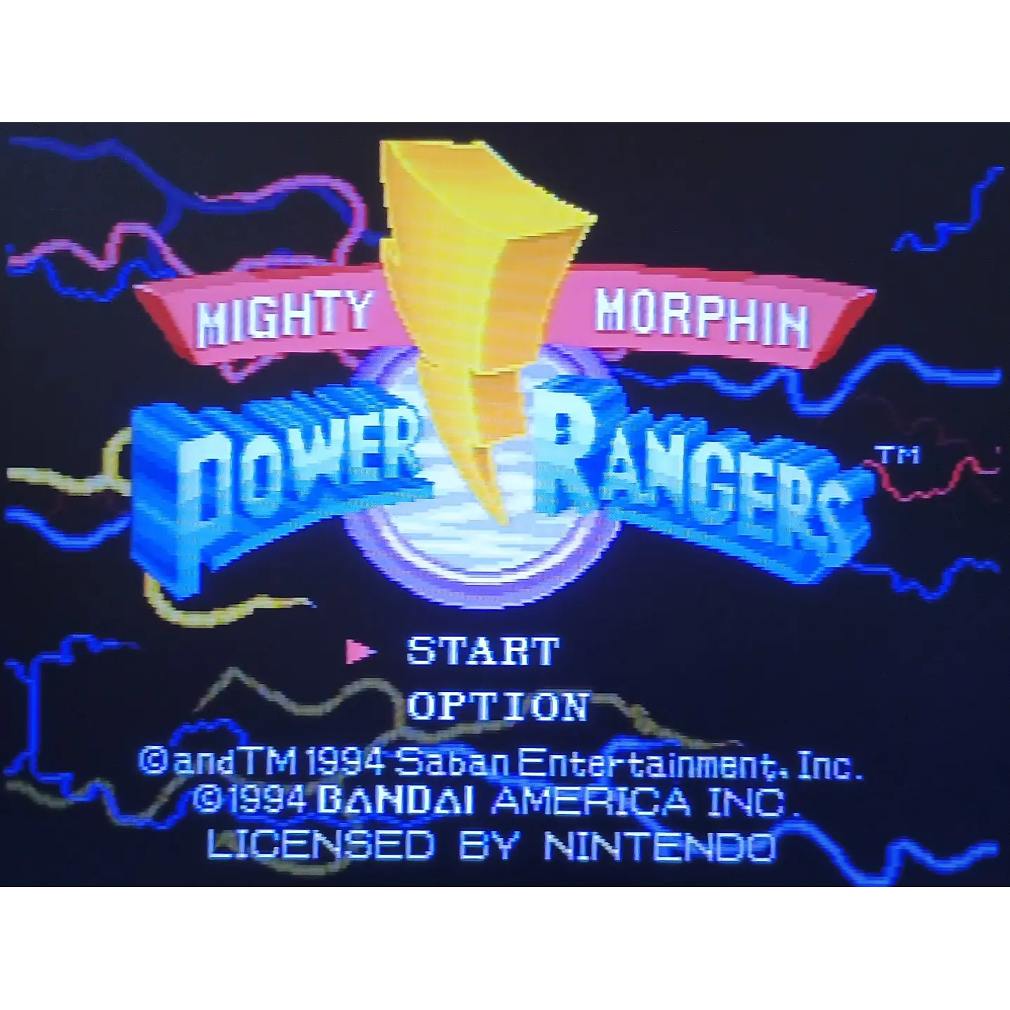 Mighty Morphin Power Rangers Compatible con SNES 4