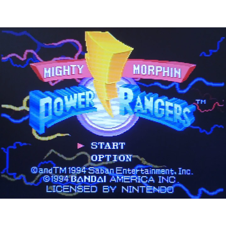 Mighty Morphin Power Rangers Compatible con SNES 4