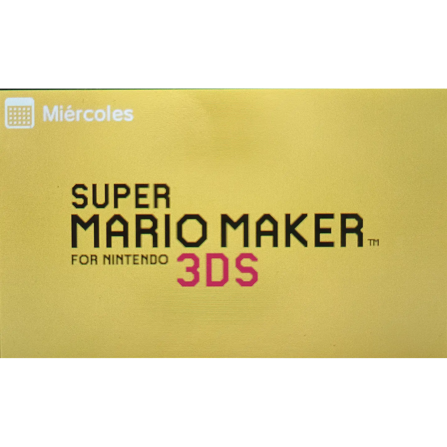 Super Mario Maker 2ds 3ds 4