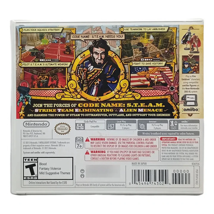 Code Name S.t.e.a.m 3ds 2