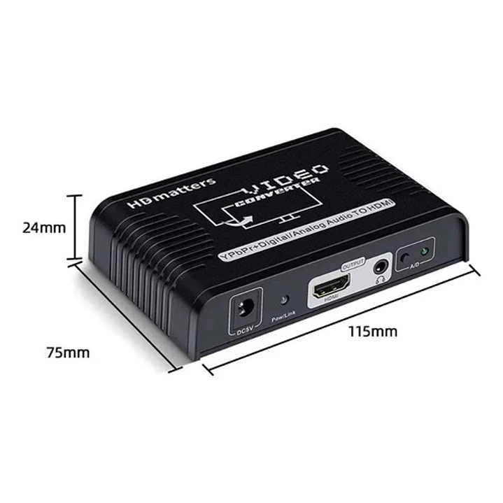 Conversor Componente Ypbpr A Hdmi 4