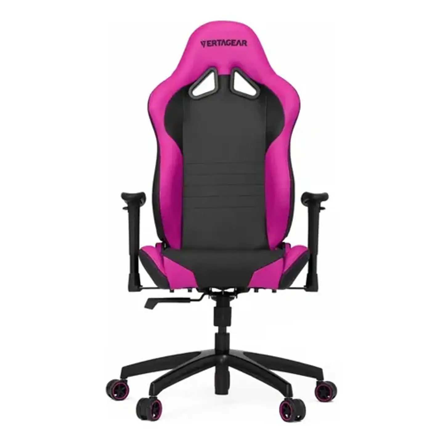 Silla De Escritorio Vertagear Sl2000 Vg-sl2000 Gamer Ergonómica Negra Y Rosa Con Tapizado De Cuero Sintético Negro/rosa 3