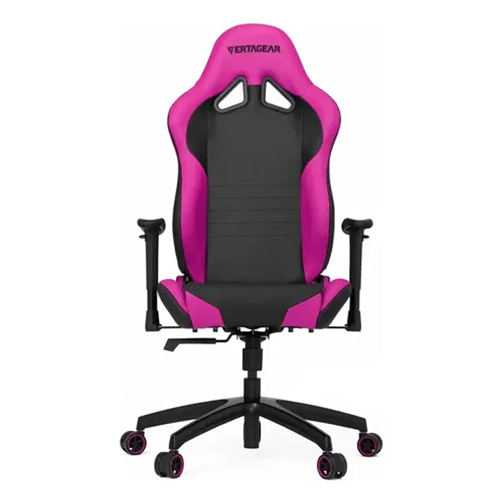 Silla De Escritorio Vertagear Sl2000 Vg-sl2000 Gamer Ergonómica Negra Y Rosa Con Tapizado De Cuero Sintético Negro/rosa 3