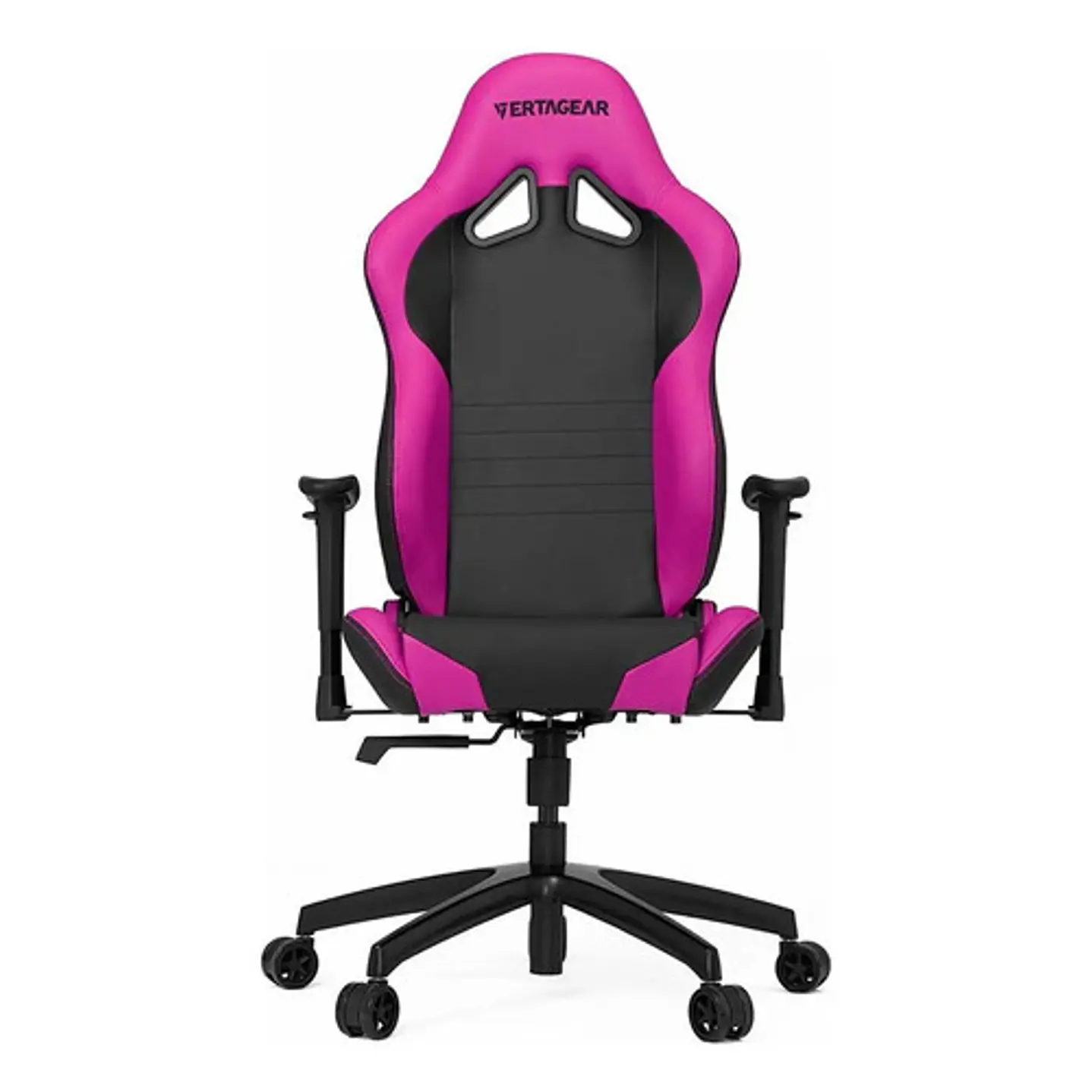 Silla De Escritorio Vertagear Sl2000 Vg-sl2000 Gamer Ergonómica Negra Y Rosa Con Tapizado De Cuero Sintético Negro/rosa 2