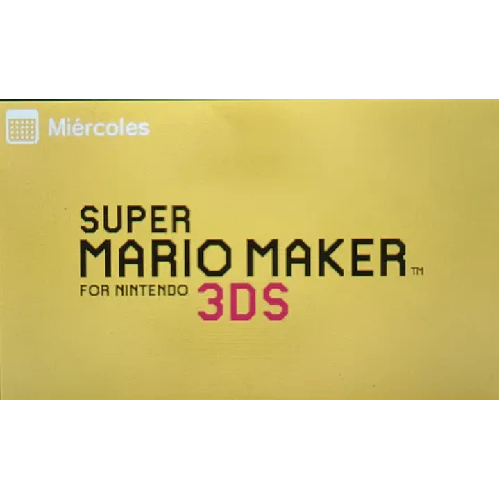 Super Mario Maker Ns 3ds 5