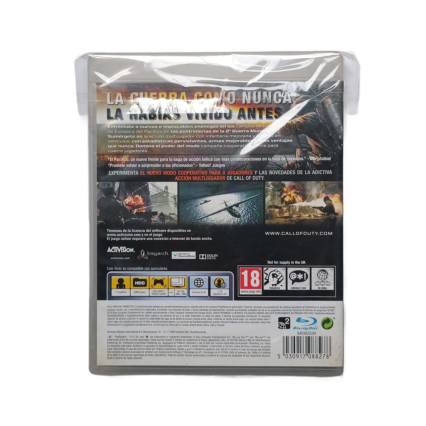 Call Of Duty: World At War Ps3 6