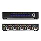 Switch Splitter Rca 8 Entradas 1 Salida - Miniatura 2