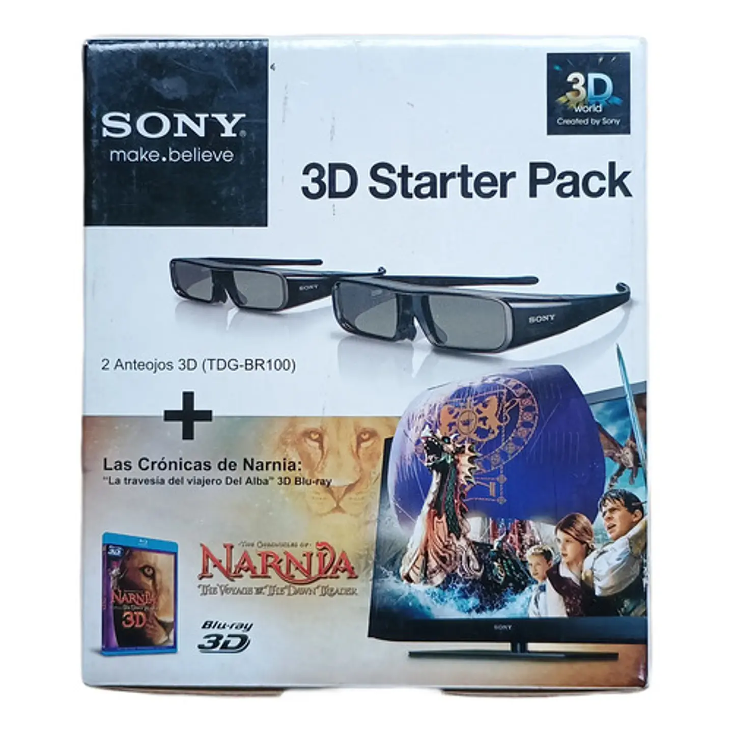 Sony 3d Glasses Bundle Starter Kit /narnia Blu-ray 1