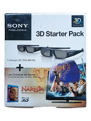 Sony 3d Glasses Bundle Starter Kit /narnia Blu-ray