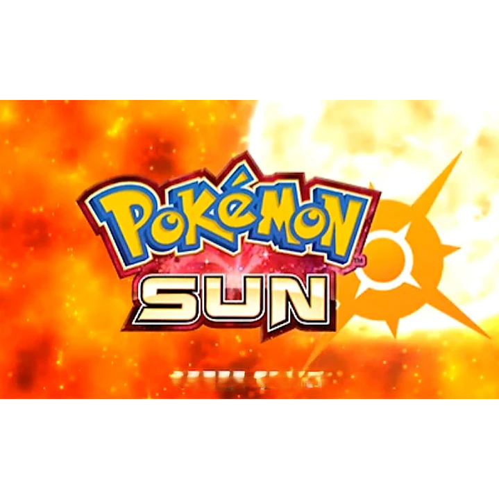 Pokemon Sun Nintendo 2ds 3ds 4