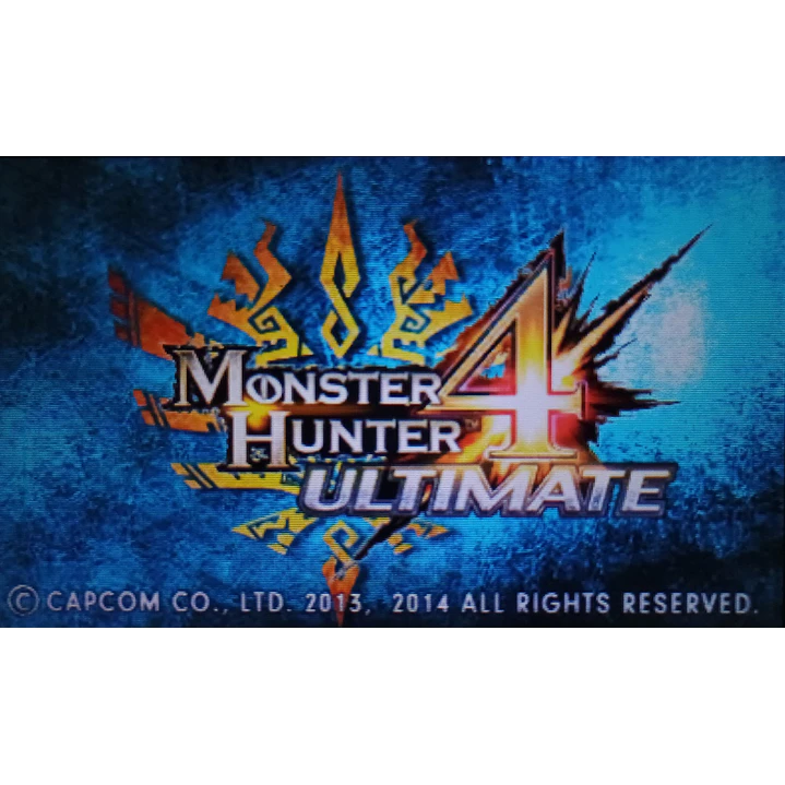 Monster Hunter 4 Ultimate 2ds 3ds 4