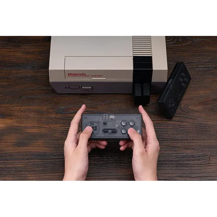 Receptor Inalámbrico Gamepad N30 2.4g Nes Smoke Transpar Color Transparente Negro Transparent Black 5