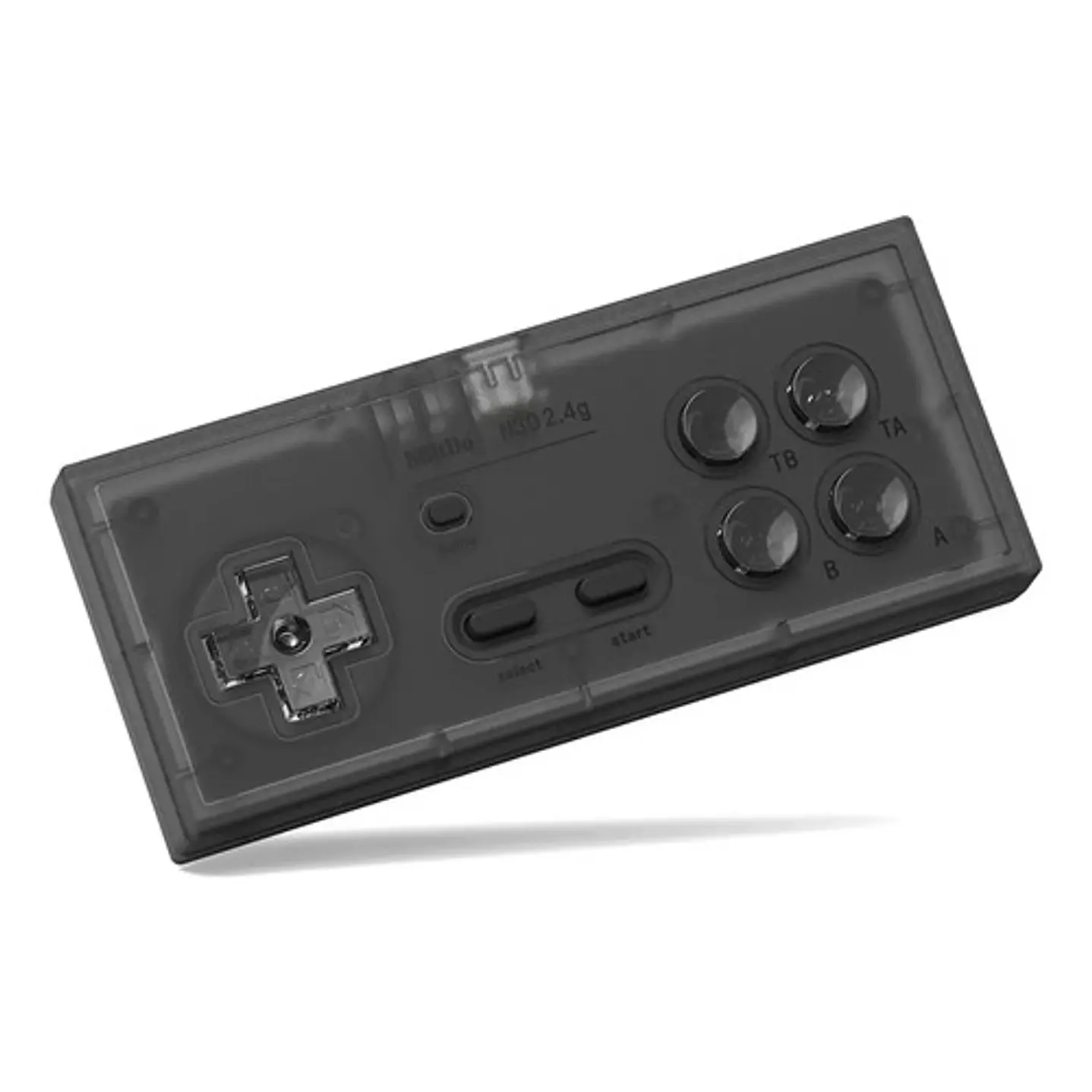 Receptor Inalámbrico Gamepad N30 2.4g Nes Smoke Transpar Color Transparente Negro Transparent Black 2