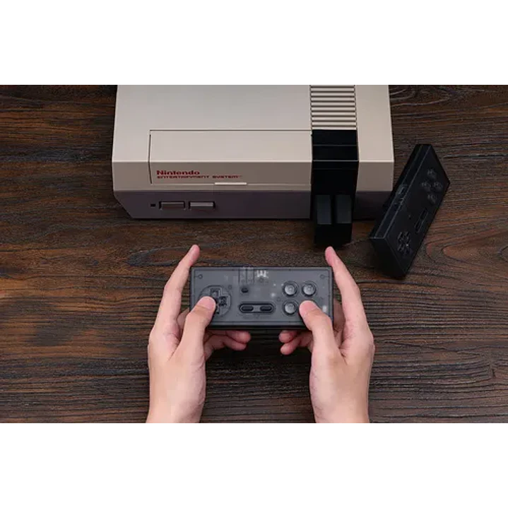 Receptor Inalámbrico Gamepad N30 2.4g Nes Smoke Transpar Color Transparente Negro Transparent Black 7