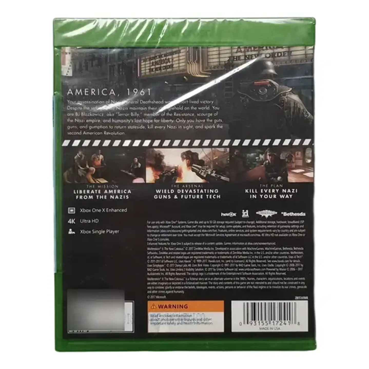 Wolfenstein 2 New Colossus Xbox One 2