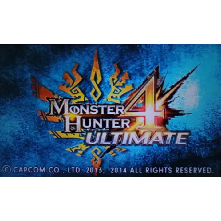 Monster Hunter 4 Ultimate 2ds 3ds 4