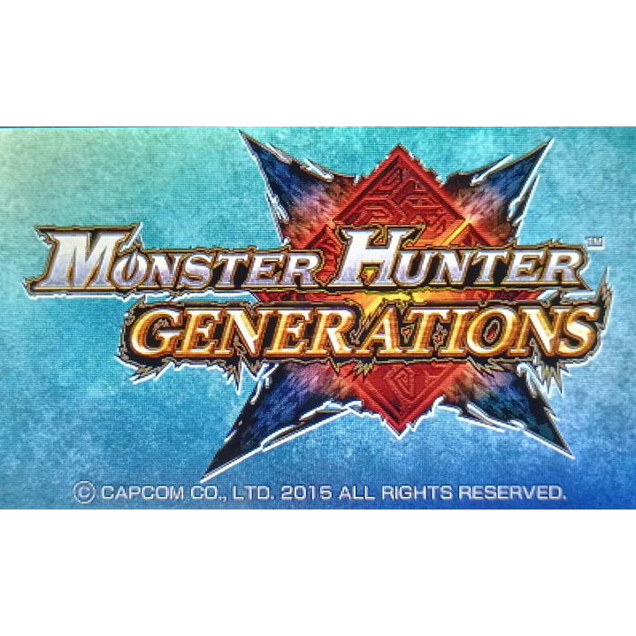 Monster Hunter Generations 2ds 3ds 6