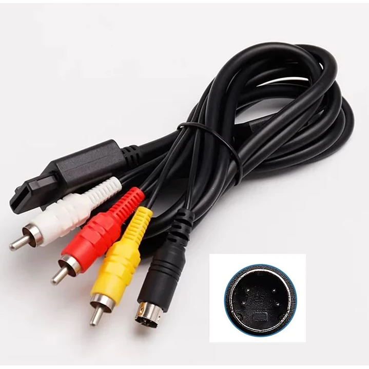 Cable Video Rca Svideo Compatible Snes, N64, Gamecube 2