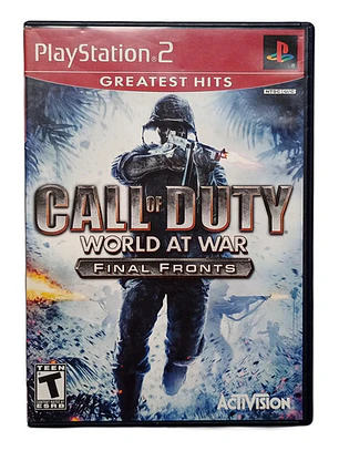 Call Of Duty: World At War Final Fronts Gh Ps2