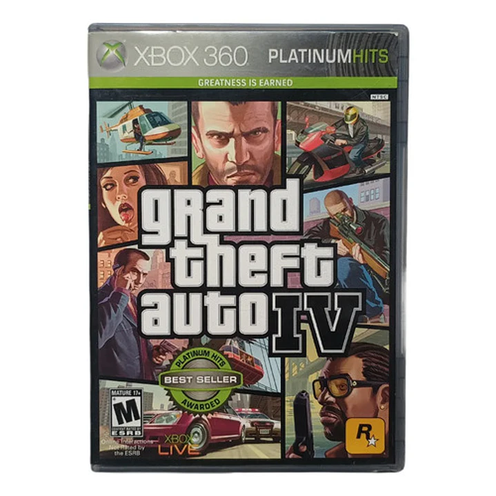 Grand Theft Auto 4 Platinum Xbox 360 1