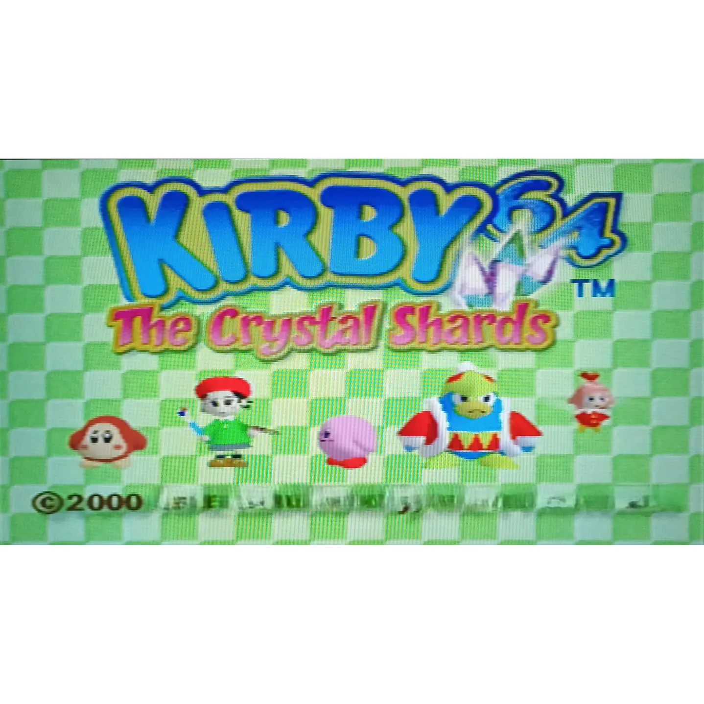 Kirby Crystal Shards Compatible Con N64 2