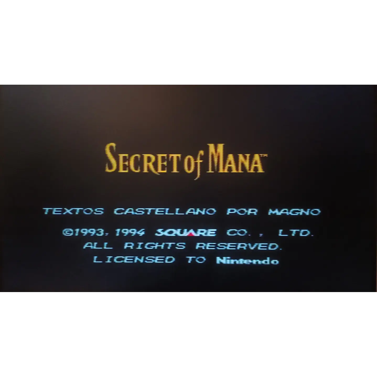 Secret of Mana (Español) compatible con SNES 3