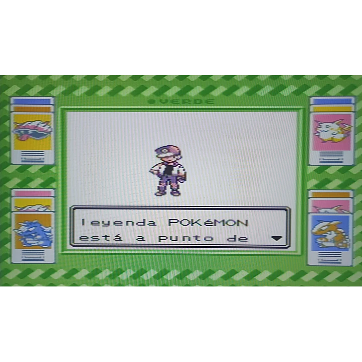 Pokemon Verde Compatible con Gameboy 4